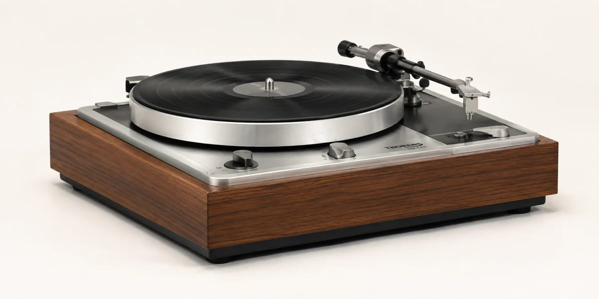 Проигрыватель Thorens TD 125 в деревянном корпусе