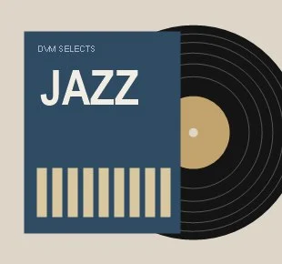 Пластинка Midnight Jazz с синей обложкой
